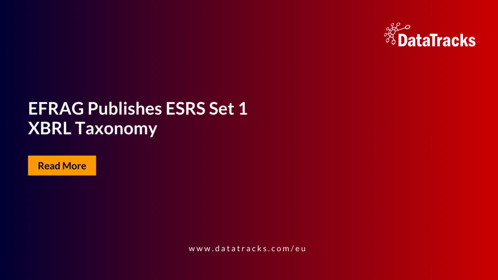 EFRAG Publishes ESRS Set 1 XBRL Taxonomy