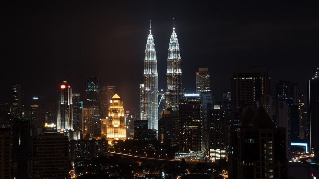Night in Kuala Lumpur, Malaysia